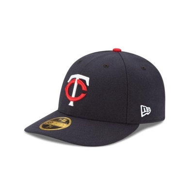 Minnesota Twins Gorra | New Era MLB Authentic Collection Low Profile 59fifty Fitted Cap Mexico - Azules